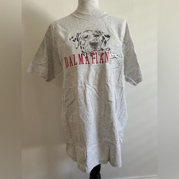 GR8 Dogs Other - GR8 Dogs Gildan Heather Gray XL Dalmatian Embroidered Short Sleeve Tee